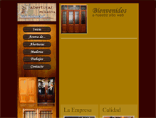 Tablet Screenshot of aberturasderholzpiker.com